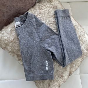 Gymshark Adapt Marl Seamless Long Sleeve Crop Top